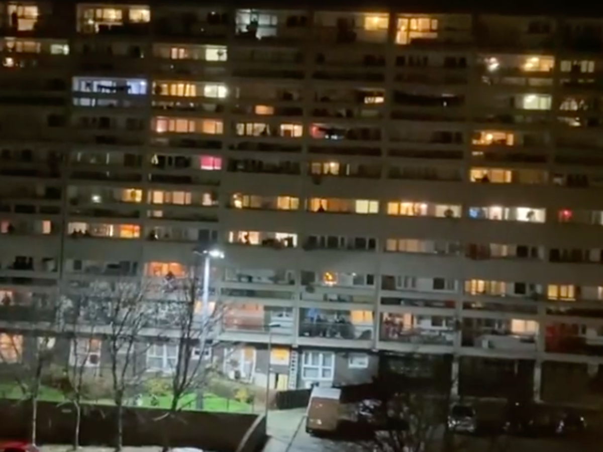 Coronavirus: Edinburgh residents sing Sunshine on Leith from their flats in NHS tribute