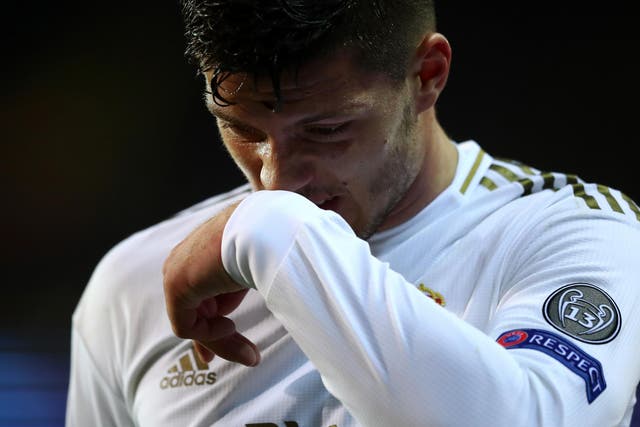 Luka Jovic was criticised for breaching self-isolation measures