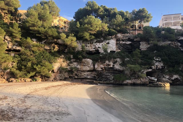 Off limits: beaches across the Mediterranean are empty