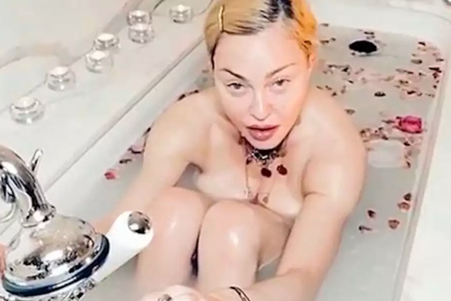 Madonna sits in her bathtub while talking about coronavirus