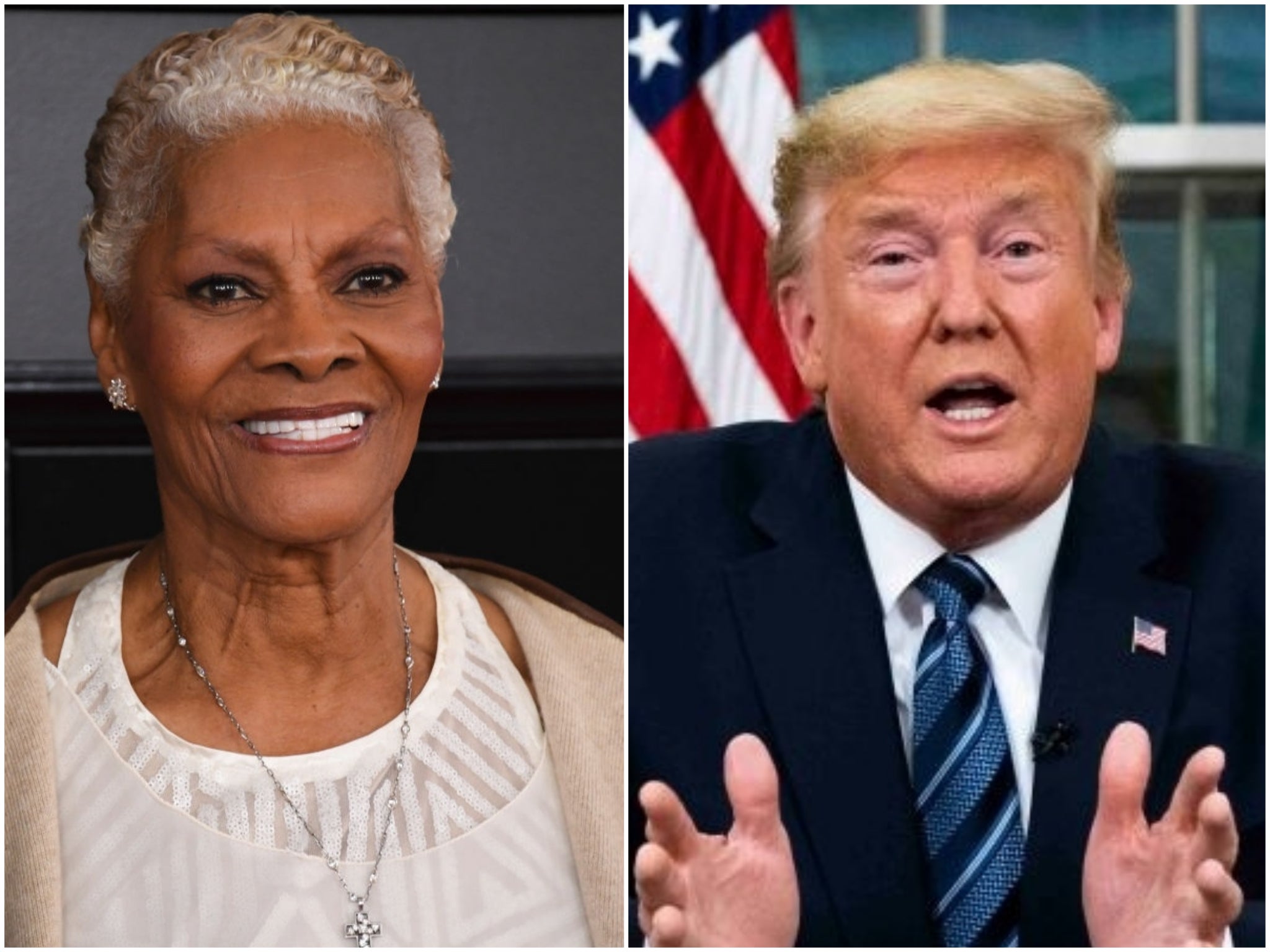 Dionne Warwick says Trump was &apos;a very nice gentleman&apos; when she starred on Celebrity Apprentice