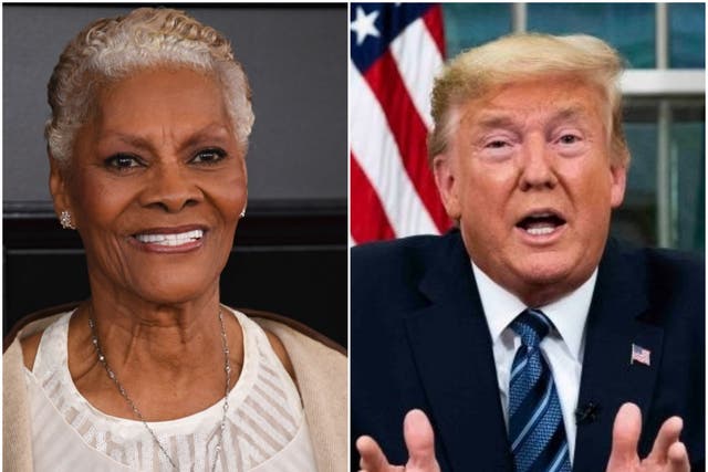 Dionne Warwick and her former Celebrity Apprentice boss Donald Trump