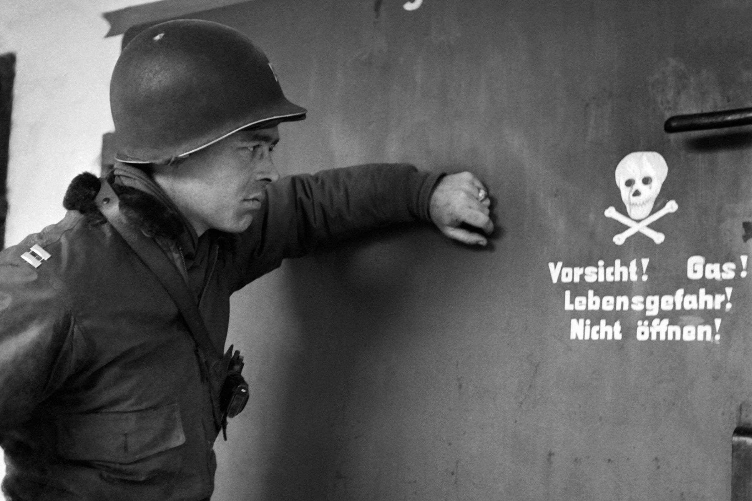 A gas chamber at the Dachau concentration camp – the Nazis used Zyklon B as their preferred killing tool (AFP/Getty)