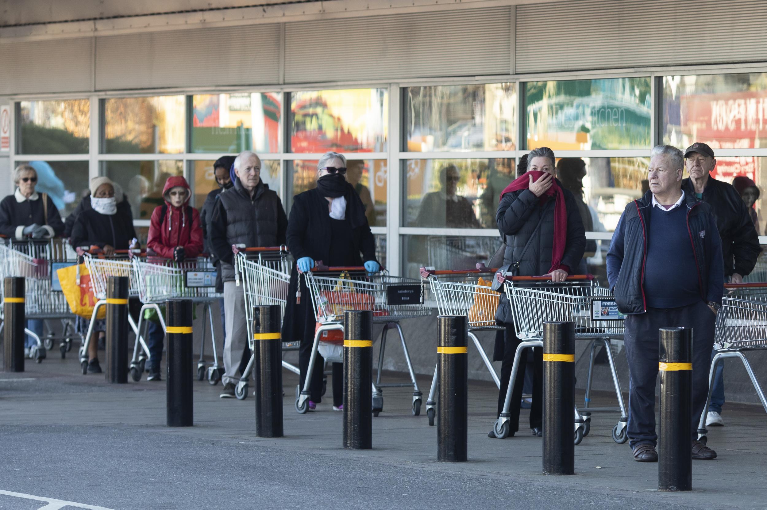 Concern was sparked by evidence of Britons at shops and parks failing to observe distancing guidance (Dan Kitwood/Getty Images)