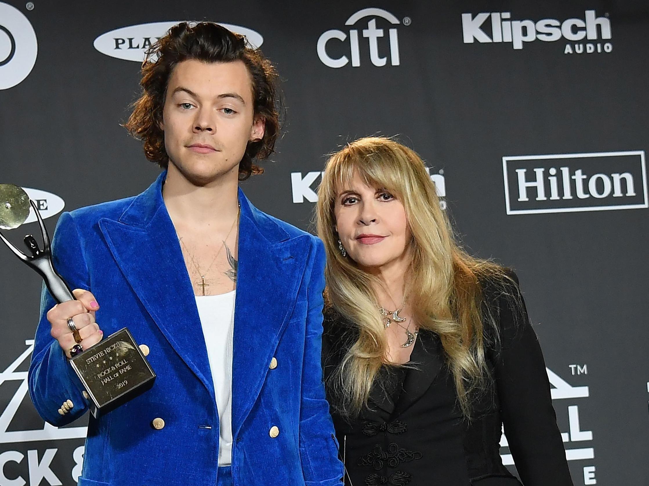 Coronavirus: Stevie Nicks says Harry Styles has inspired her to write new music in self-isolation