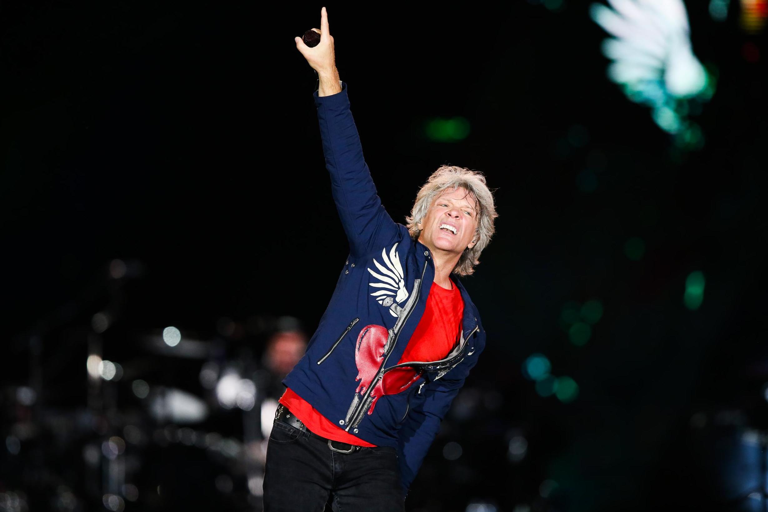 Jon Bon Jovi on 29 September 2019 in Rio de Janeiro, Brazil.
