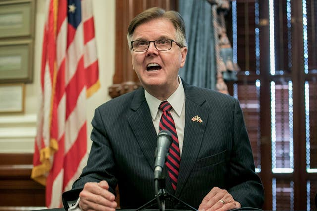 Dan Patrick, Lt. Gov. of Texas, said the economy was too important to sacrifice in the interests of seniors' health.