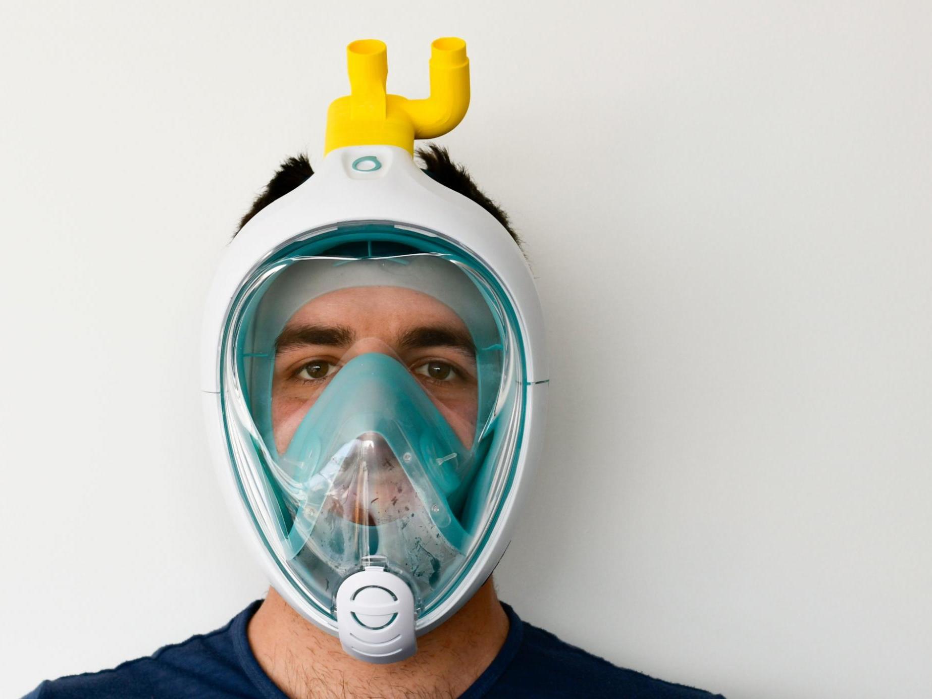 A 3D printing company has found a way to turn snorkelling masks into hospital equipment