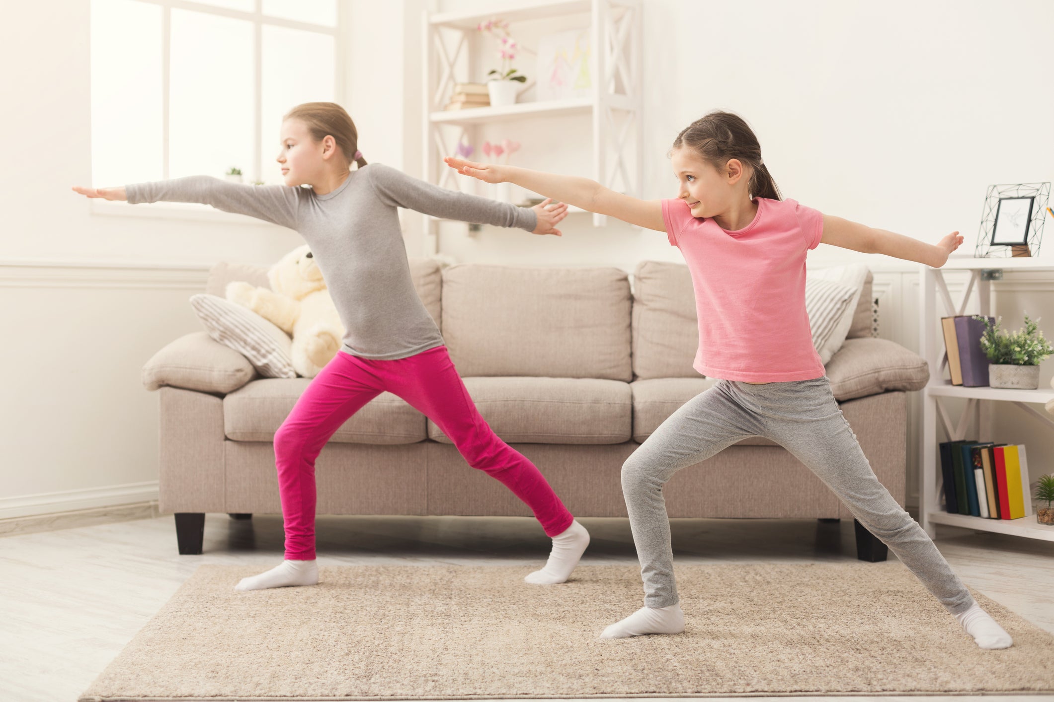 A moment’s peace: keep the kids amused with some YouTube yoga