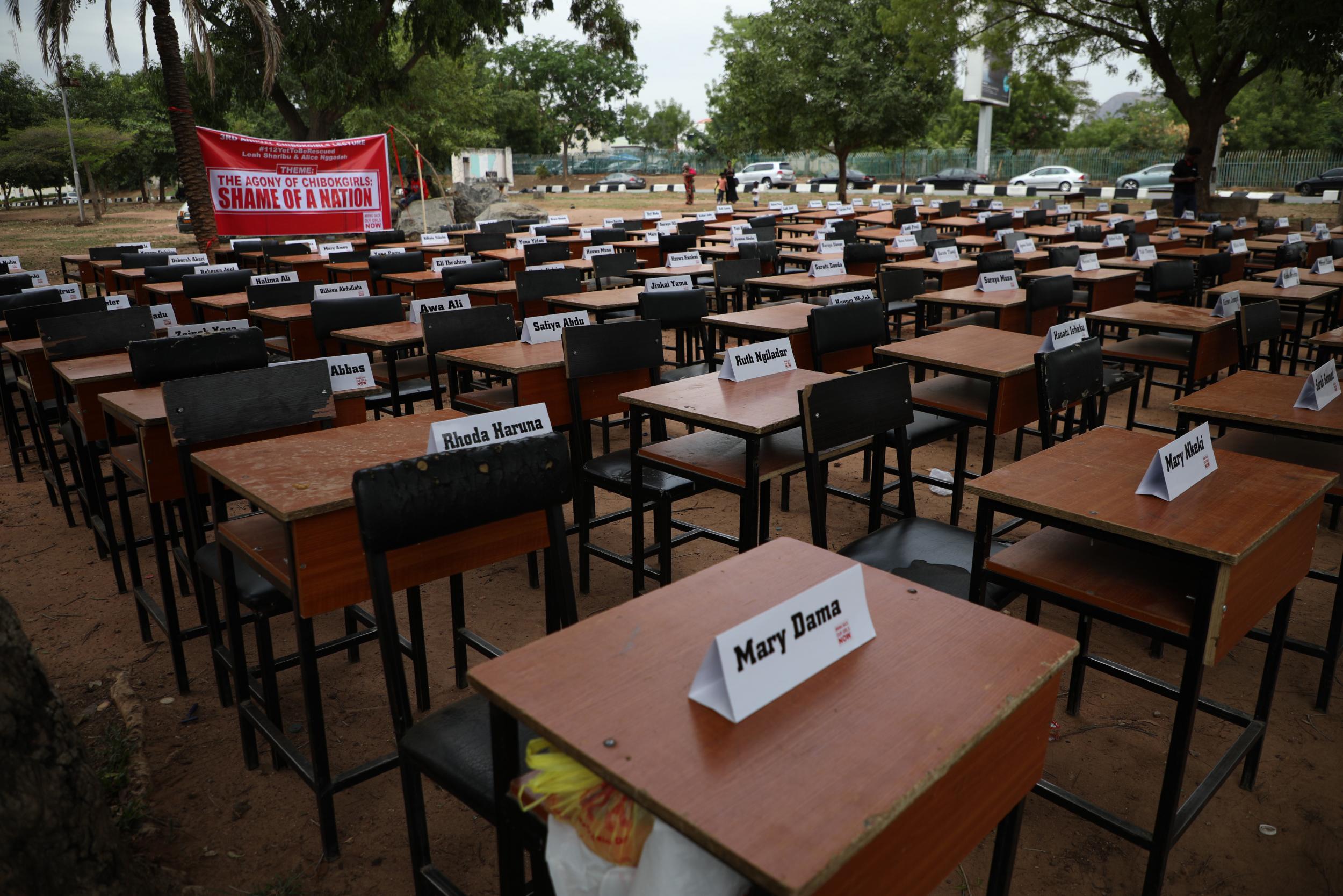 More than 100 schoolgirls were kidnapped from the village of Chibok by Boko Haram