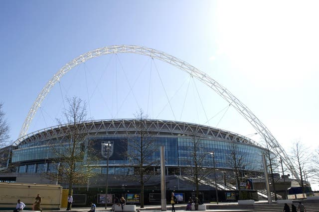 Wembley, the national football stadium