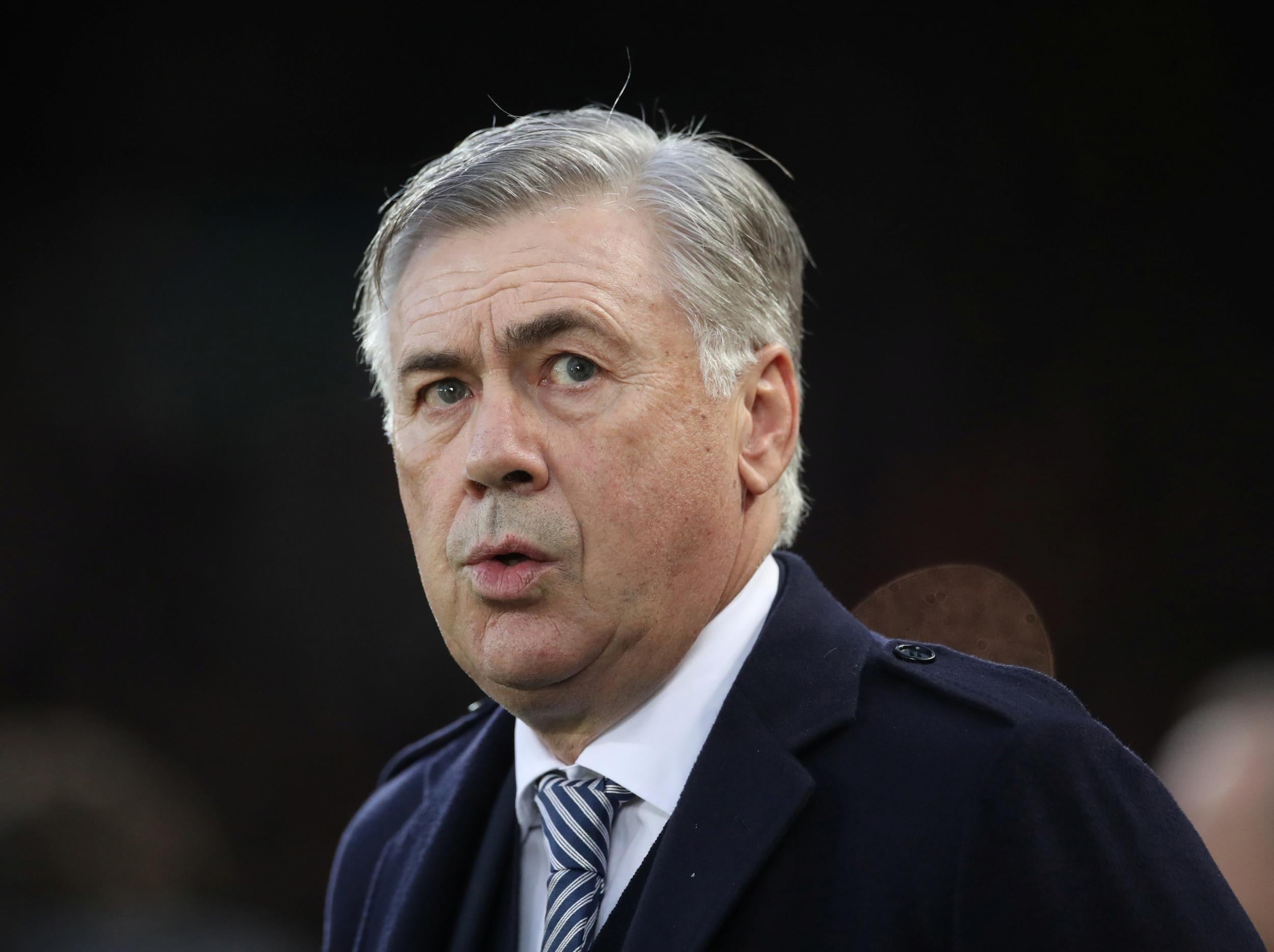 Carlo Ancelotti has urged Everton fans to get behind the NHS