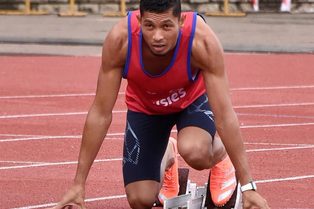 South African 400 metres world and Olympic record holder and world and Olympic champion Wayde van Niekerk