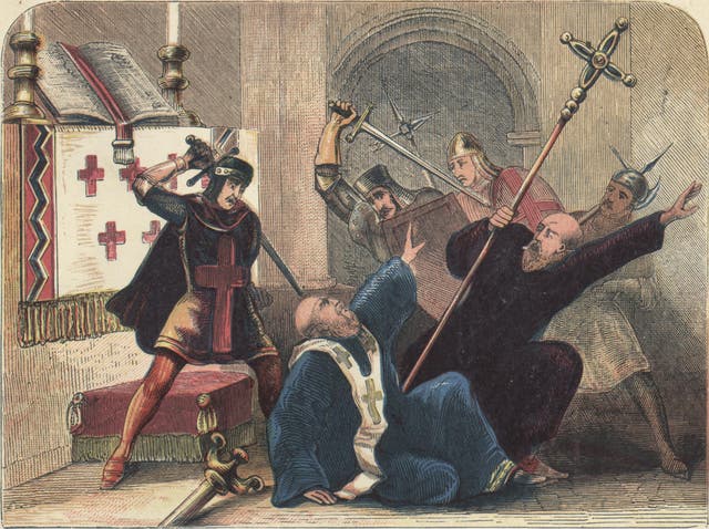 Becket was killed in Canterbury Cathedral in 1170