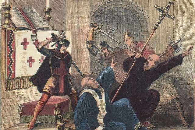 Becket was killed in Canterbury Cathedral in 1170