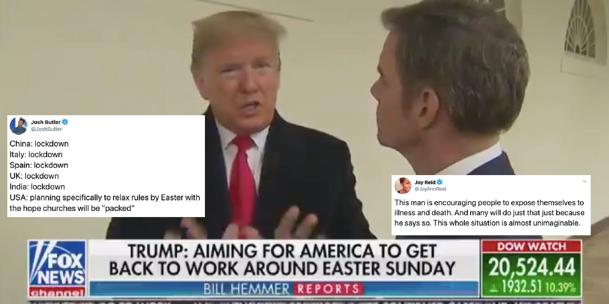 Coronavirus: Trump Wants Churches To Be 'packed' On Easter Sunday ...