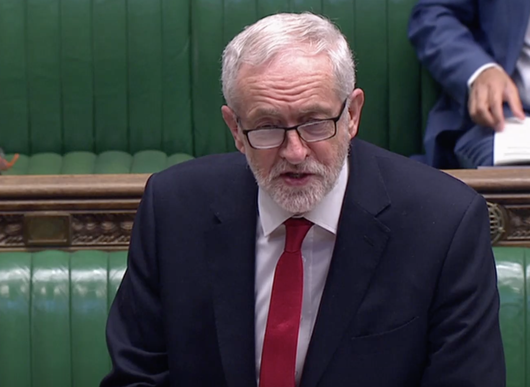 Jeremy Corbyn said he would ‘not [disappear] from anywhere’ at Prime Minister's Questions on 25 March 2020