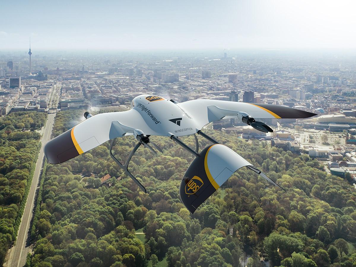 Wingcopter drones can travel up to 120km at speeds of up to 240kph