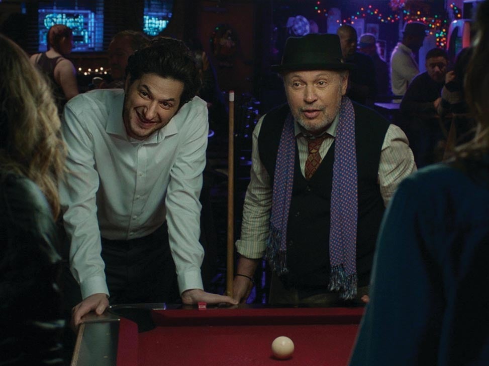 Ben Schwartz and Billy Crystal in ‘Standing Up, Falling Down’