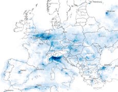 Satellite images show pollution drop over Europe amid coronavirus