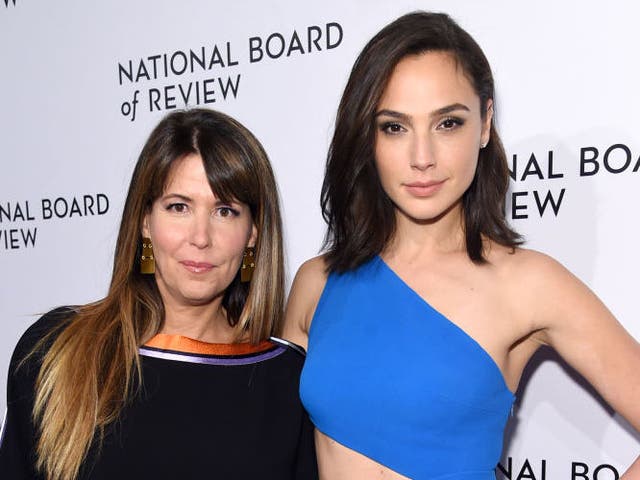 Patty Jenkins and her Wonder Woman star Gal Gadot at a 2018 event