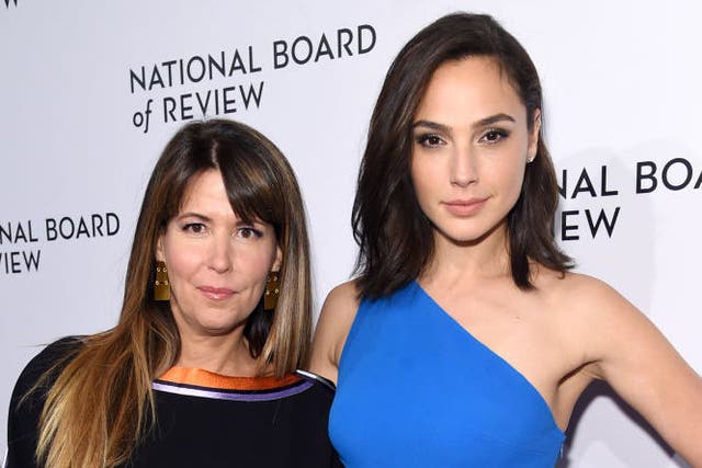 Patty Jenkins and her Wonder Woman star Gal Gadot at a 2018 event