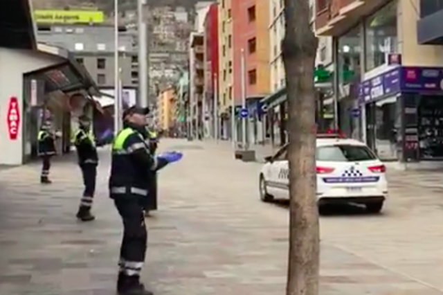 Police in Andorra clap and dance to popular children's song, 'Baby Shark', to thank people for following self-isolation rules to curb the spread of the coronavirus