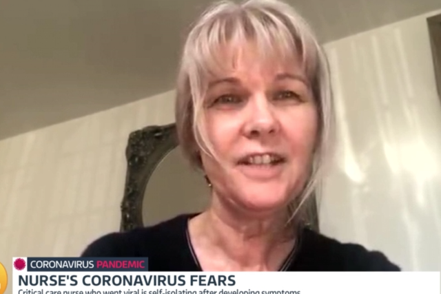 Dawn Bilbrough is in her fourth day of isolation after developing coronavirus symptoms