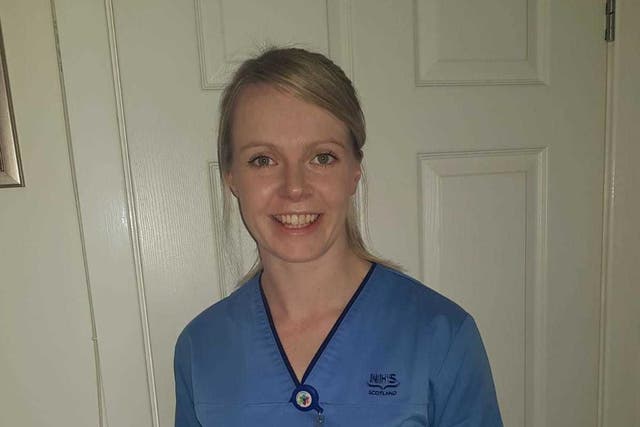Two-time Scottish curling champion Vicky Wright has put her full-time sporting career on hold to return to the NHS