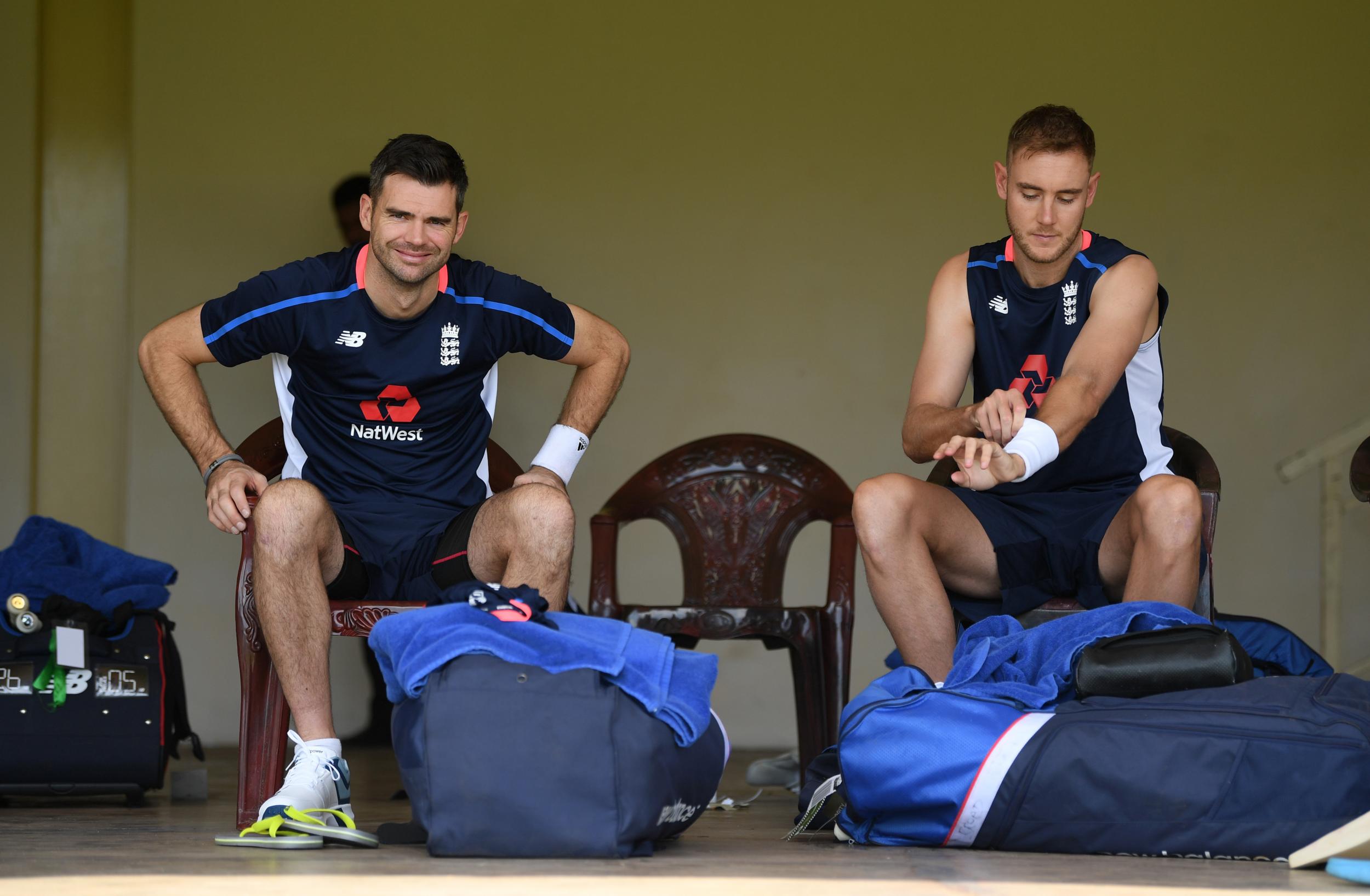 Anderson has been undertaking interactive training sessions with team-mate Stuart Broad