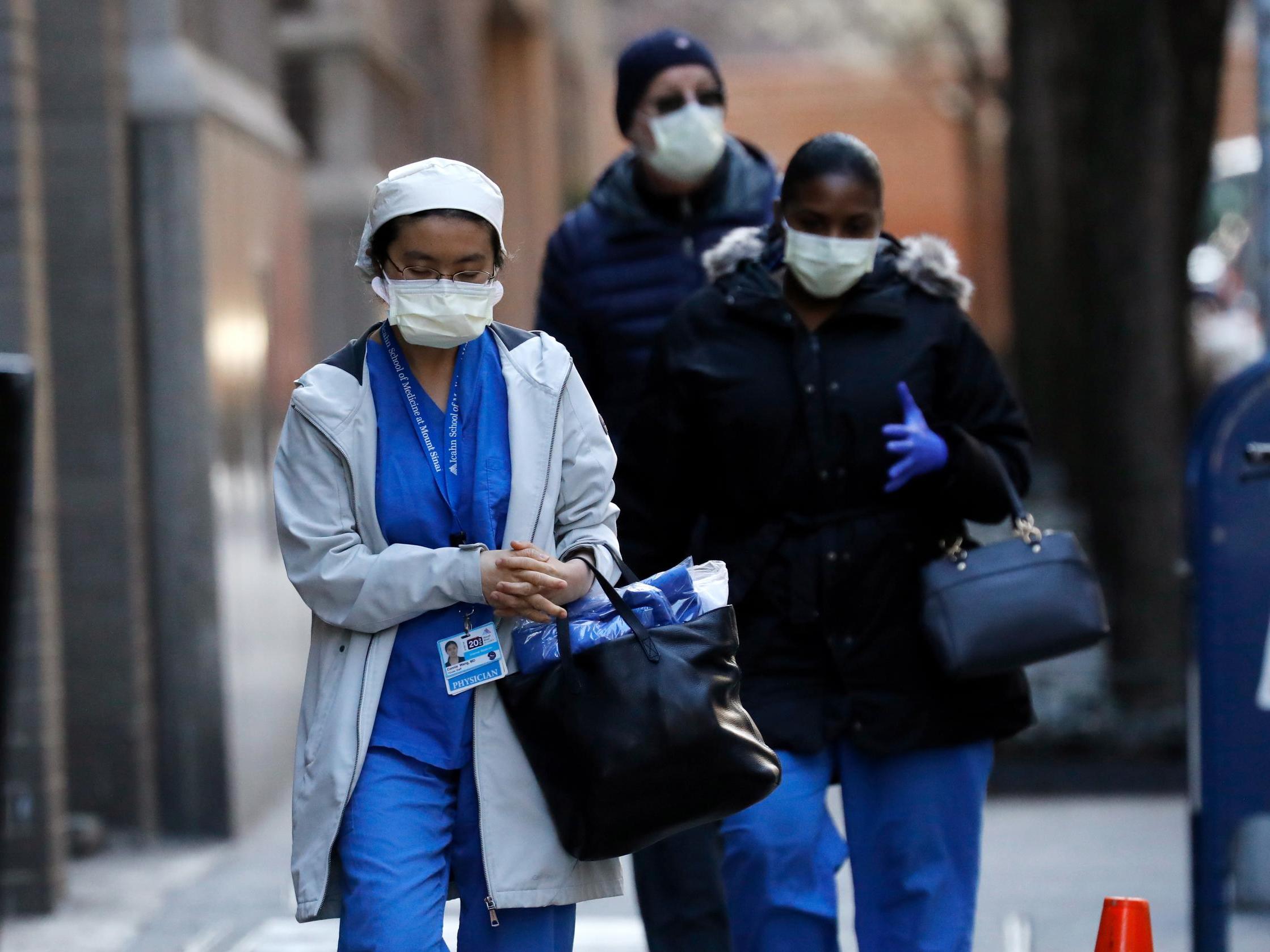 Coronavirus: New York governor Cuomo criticised by nurses' union for insisting staff have enough equipment