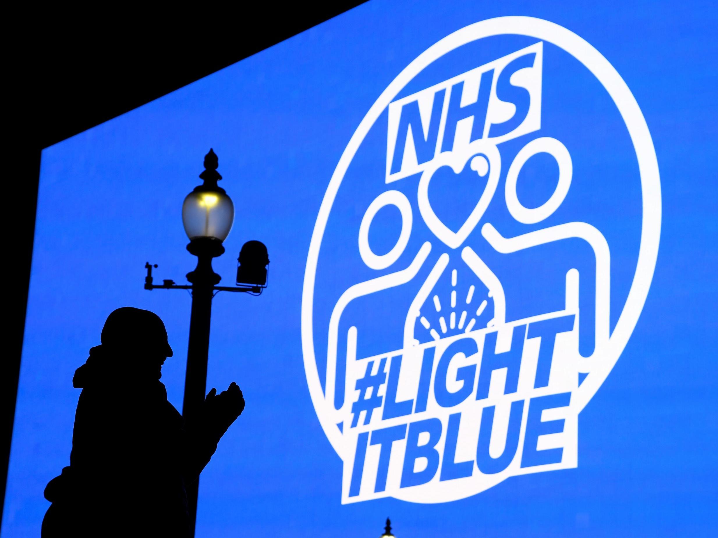 Landmarks in London, Liverpool, Birmingham and Gateshead will be illuminated in blue