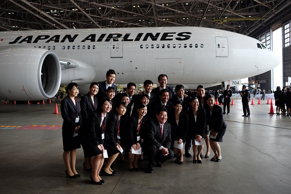 Japanese airline lets female flight attendants ditch high heels and wear trousers for the first time