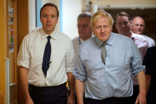 <p>Matt Hancock and Boris Johnson face ‘cronyism’ allegation</p>