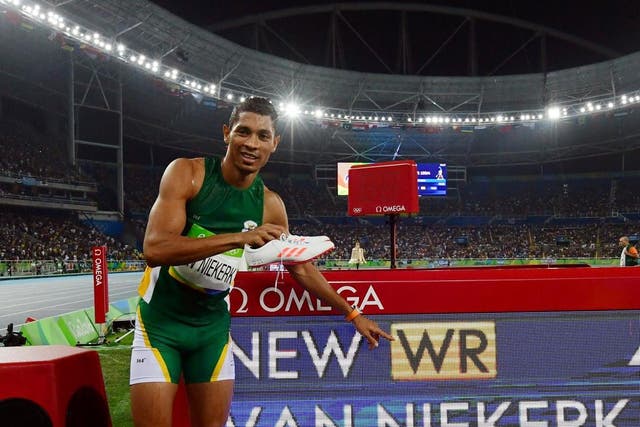 Wayde van Niekerk set the 400m world record at the 2016 Olympics