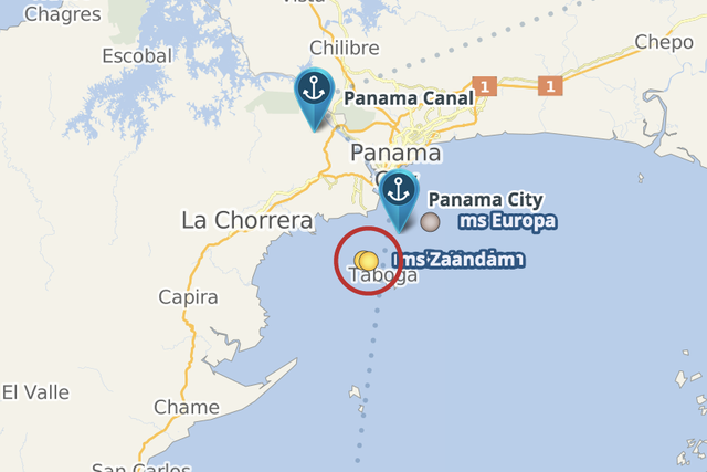 Standing by: MS Zaandam has been refused permission to transit the Panama Canal