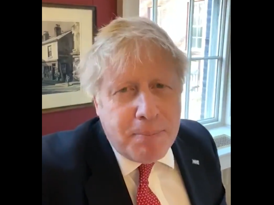Boris Johnson thanks everyone who has returned from retirement or volunteered to help the NHS during the pandemic