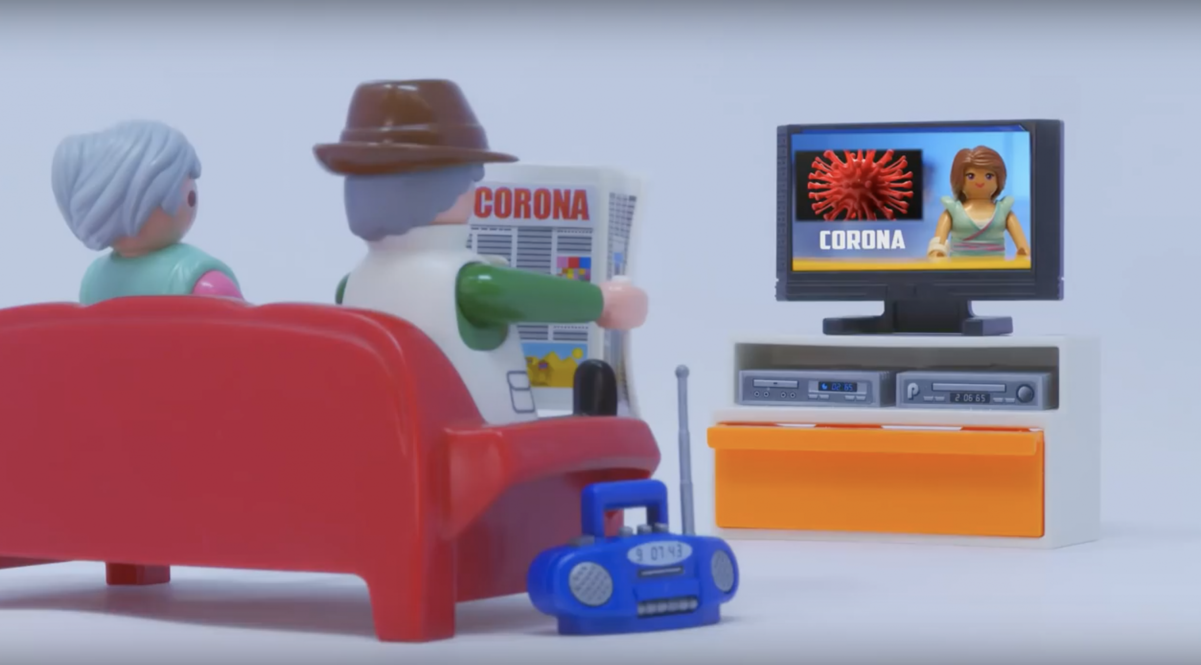 Short film guides children through the facts about coroanvirus in a non-frightening way (Playmobil)
