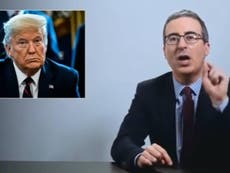 ‘No one is thinking about you’: John Oliver slates Trump over pandemic