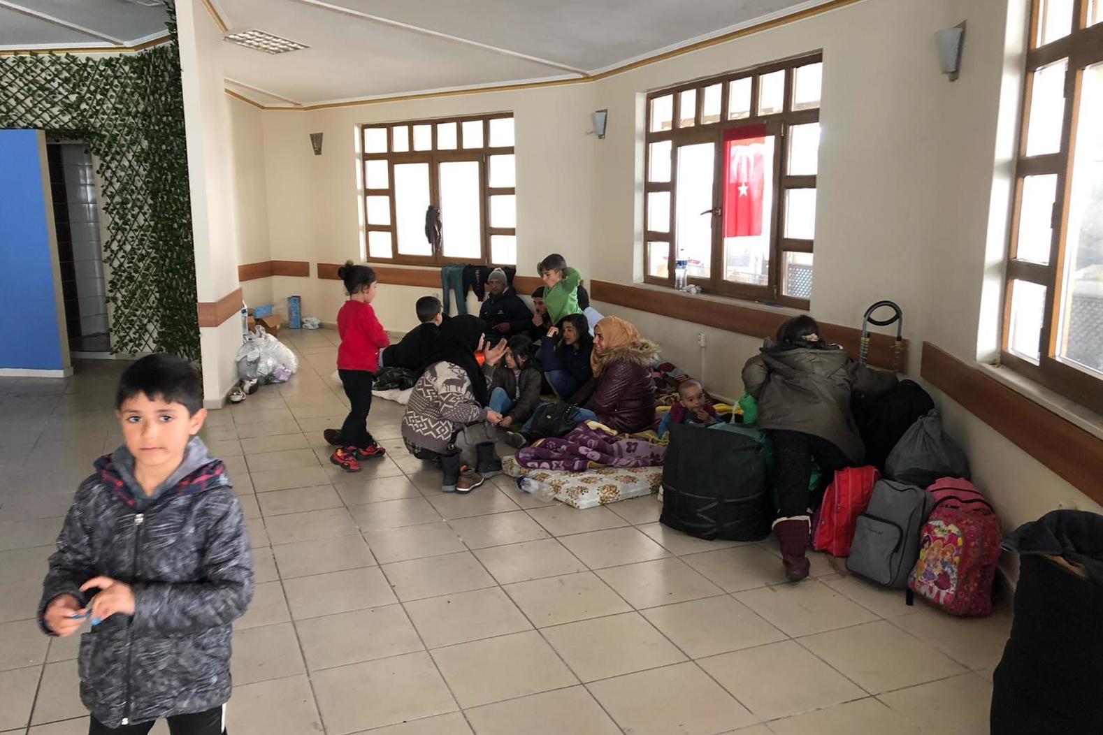Refugees take shelter in Istanbul’s main bus terminal