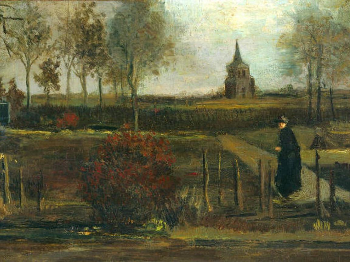Vincent van Gogh's painting, titled 'Spring Garden', was stolen from the Singer Laren museum while it was on loan from the Groninger Museum