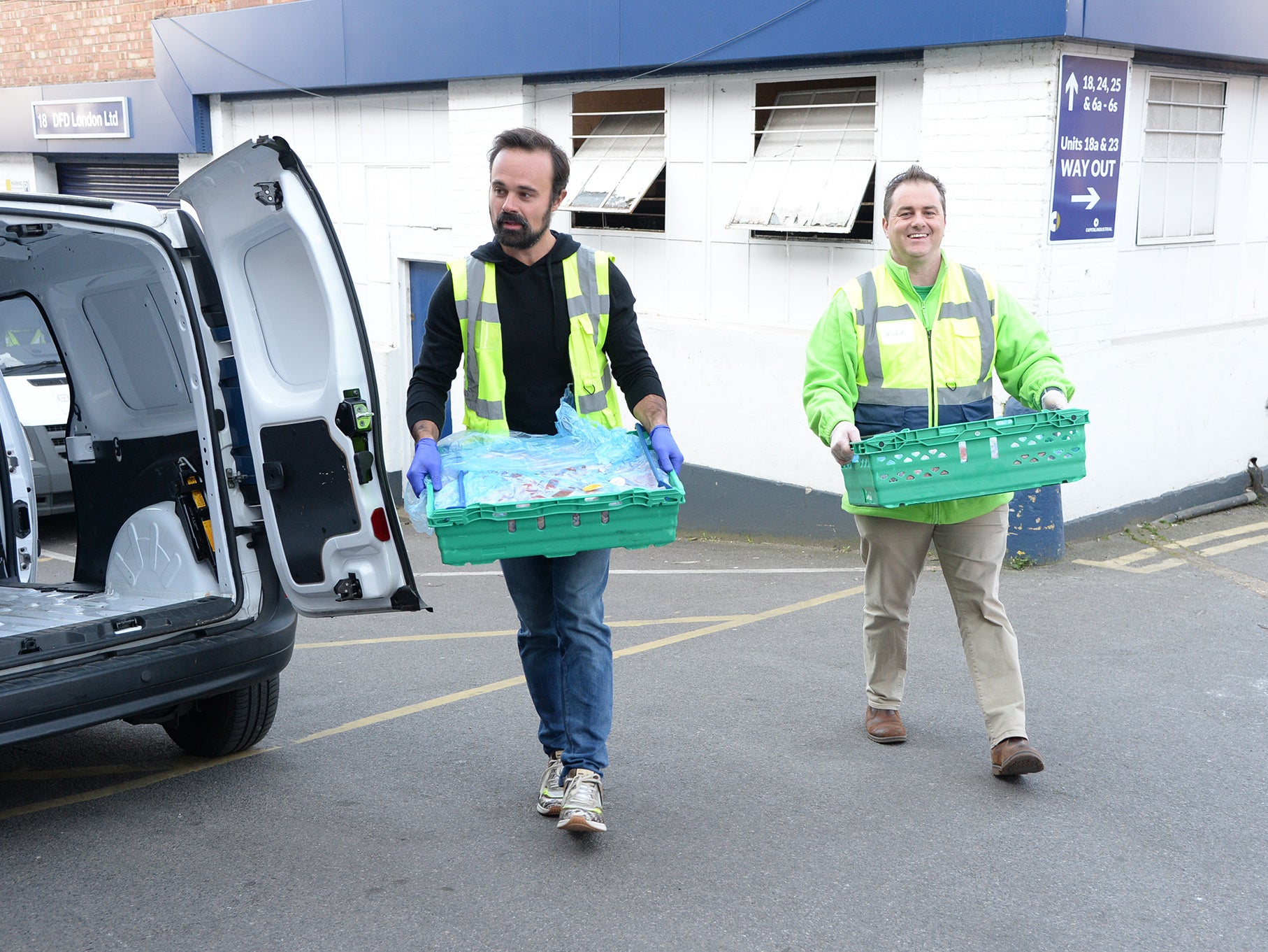 Evgeny Lebedev, pictured delivering food for The Independent’s Help The Hungry campaign, was nominated for a peerage by the prime minister in the summer