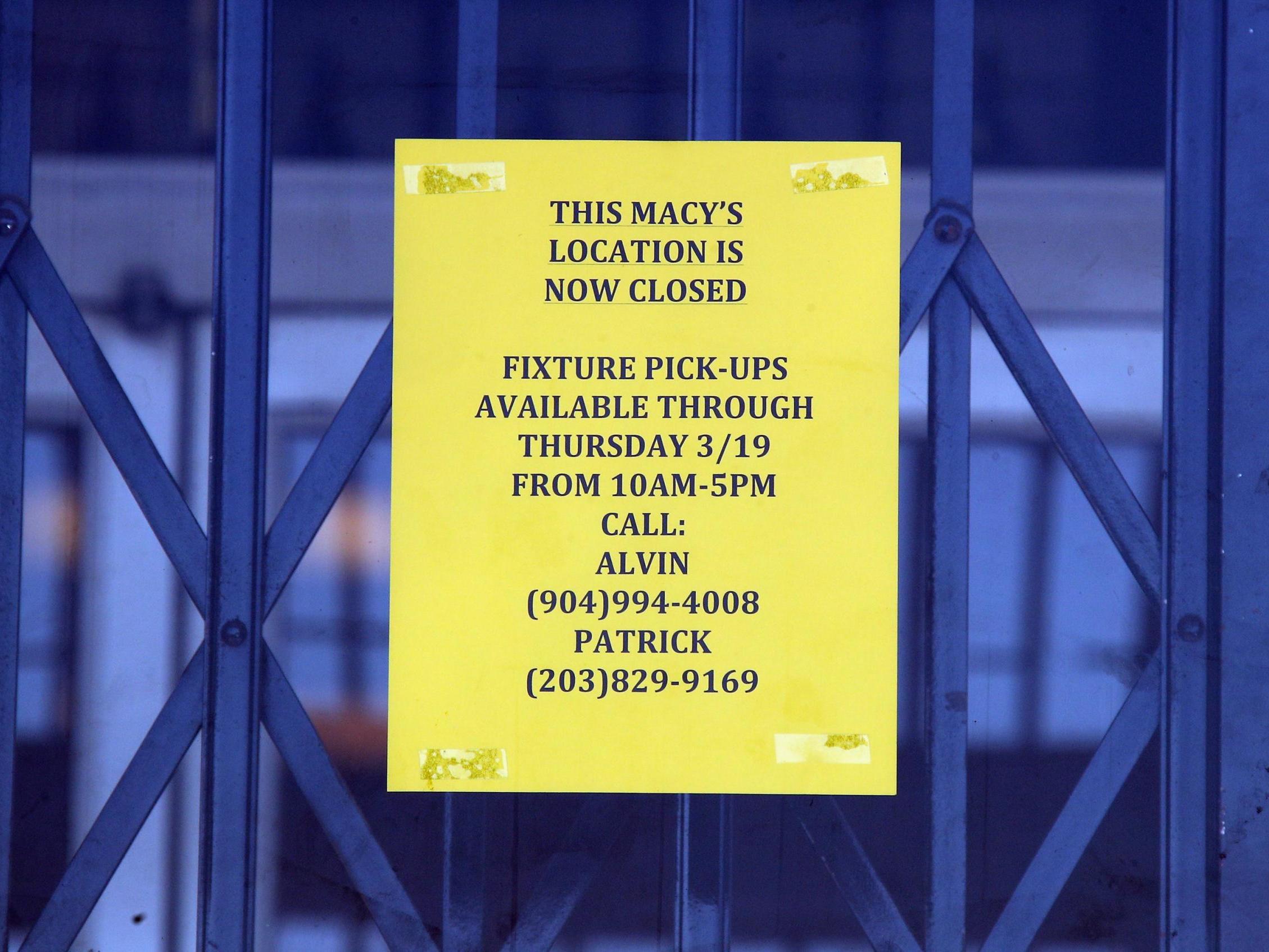Macy's have closed their stores amid the coronavirus pandemic