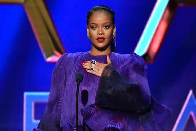 Rihanna at the 51st NAACP Image Awards on 22 February 2020 in Pasadena, California.