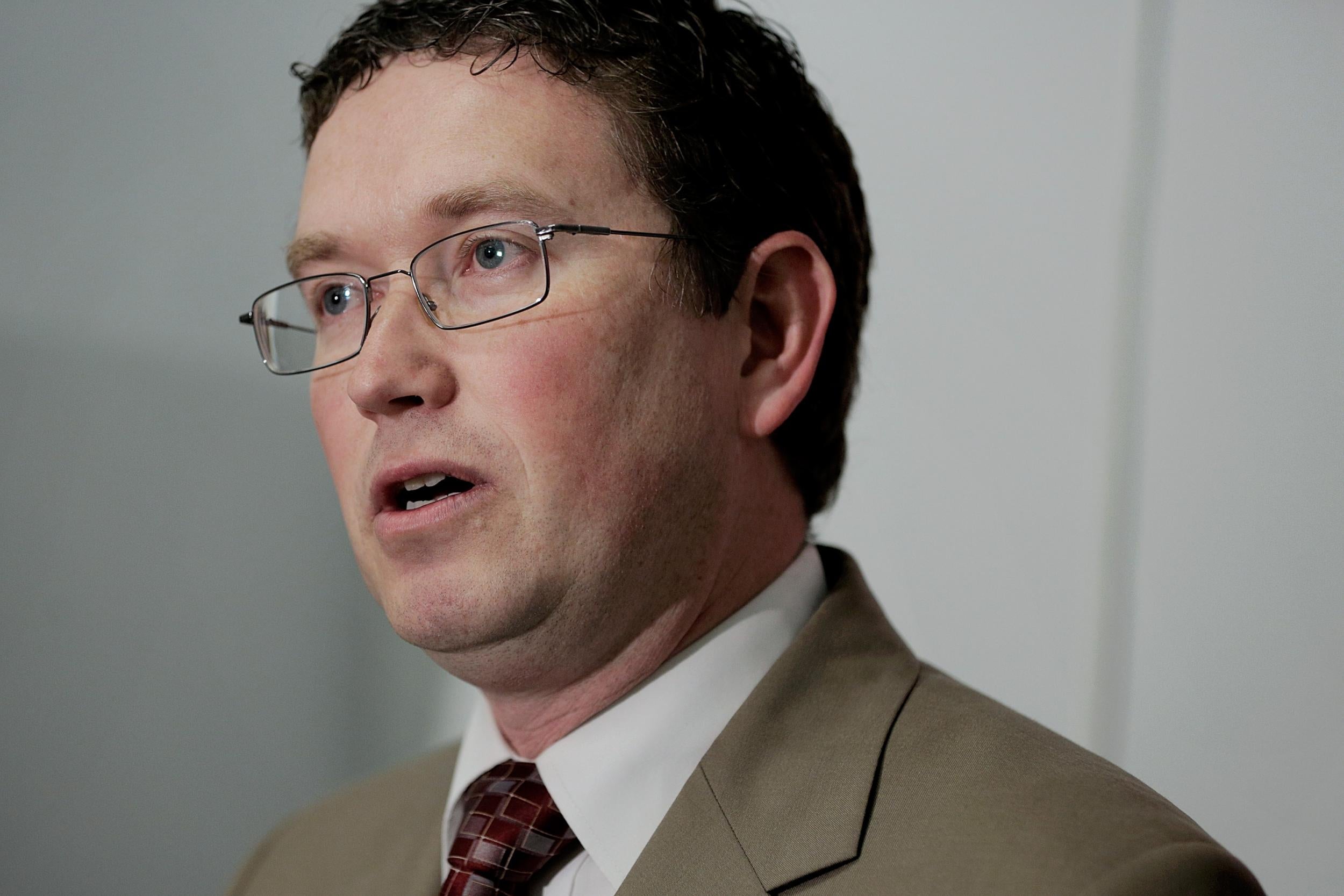 WASHINGTON, DC - MARCH 12: U.S. Rep. Thomas Massie