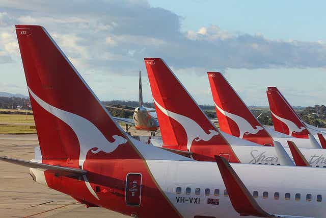 Qantas, like other airlines, has been forced to ground most of its fleet for the time being