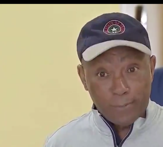Sylvester Turner talking to reporters