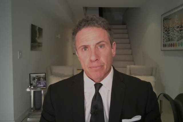 CNN anchor Chris Cuomo has tested positive with coronavirus, but will continue to broadcast his nightly show from his home's basement, where he is quarantined.