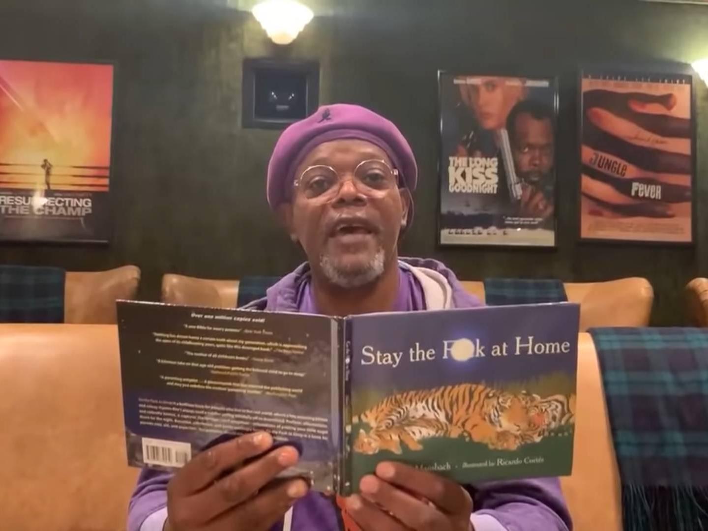 Samuel L Jackson performs swear-filled poem to warn people about coronavirus
