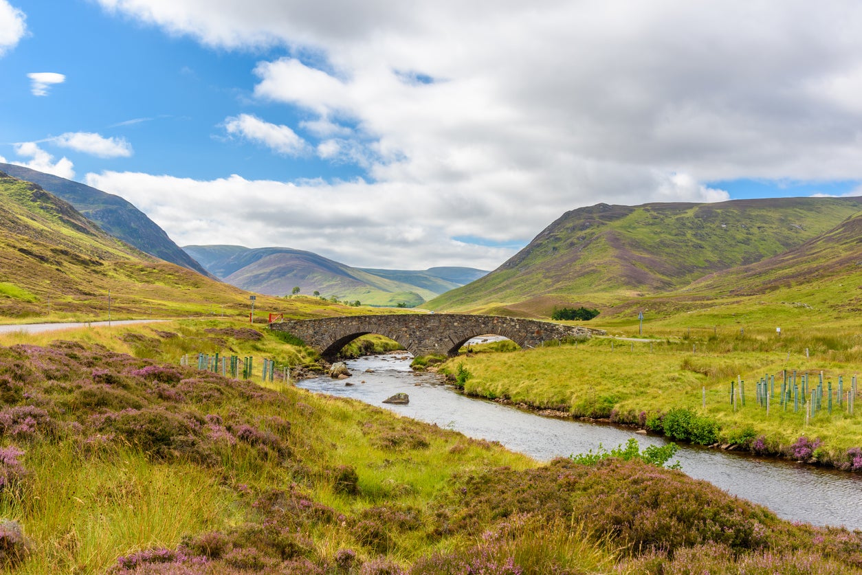 Enjoy the rugged landscape of Cairngorms National Park